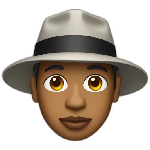 jay z with a hat emoji