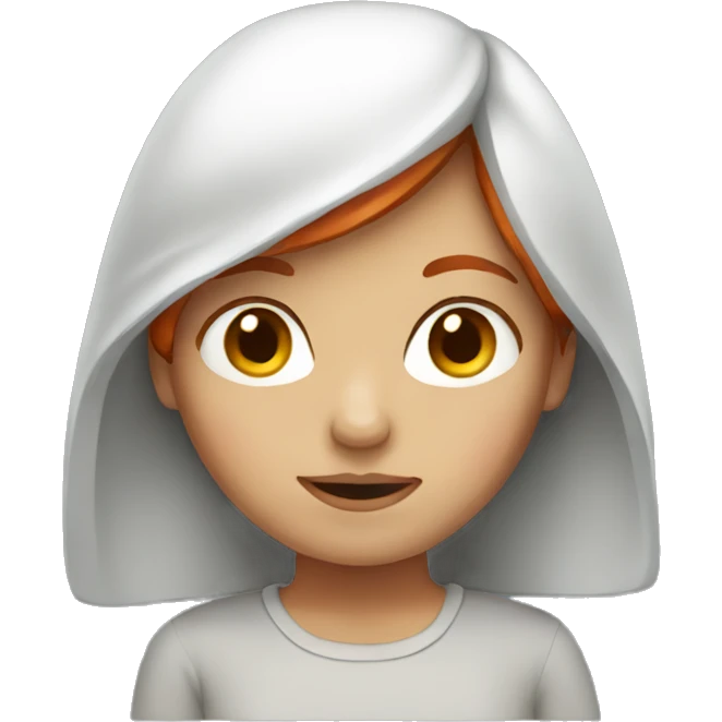 Girl with red hair  emoji