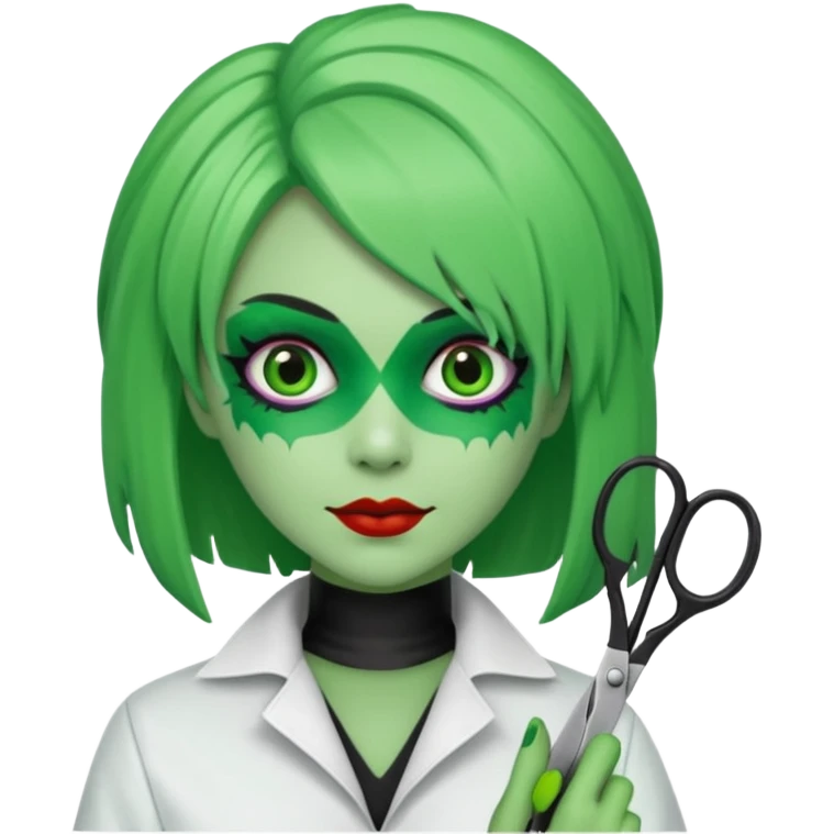 hairdresser nightmare halloween emoji