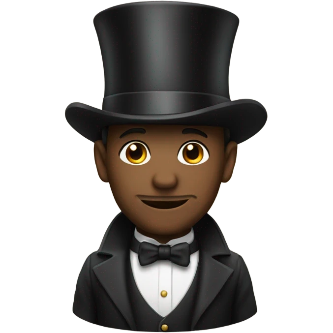 gyat with top hat emoji