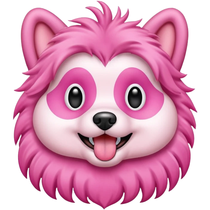 Pink dog
 emoji