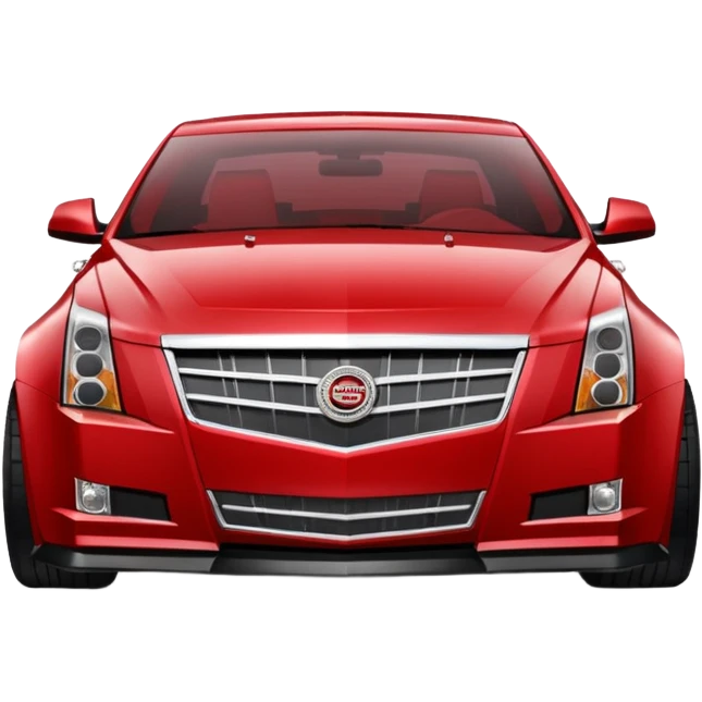 2009 red Cadillac CTS wide body emoji