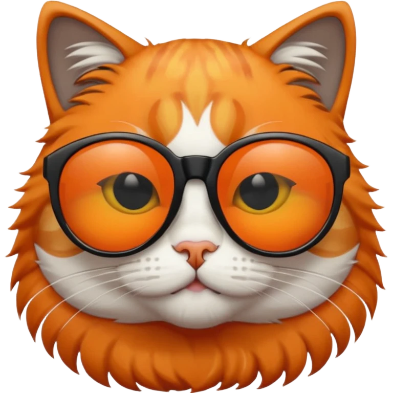 Cat wearing sunglasses emoji
