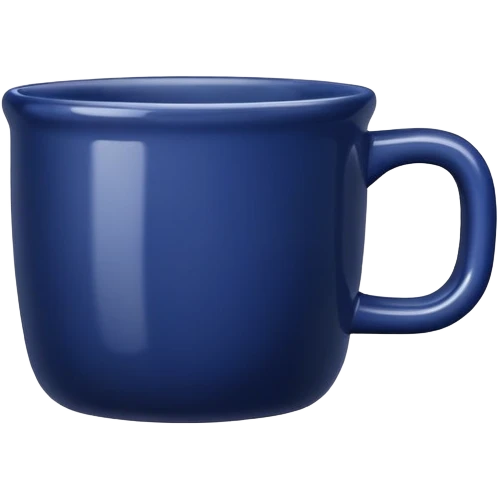 dark blue mug emoji