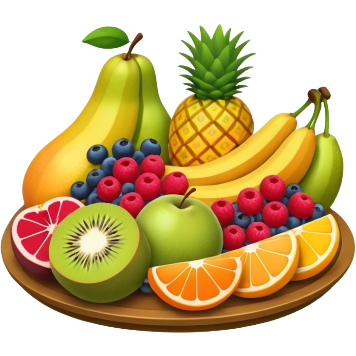 Fruit platter emoji