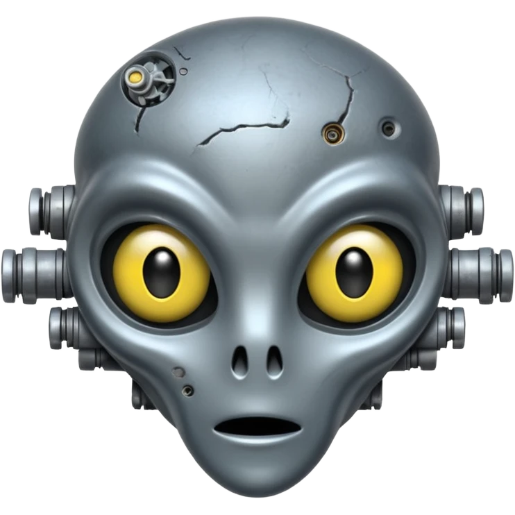 make and alien half ruined emoji