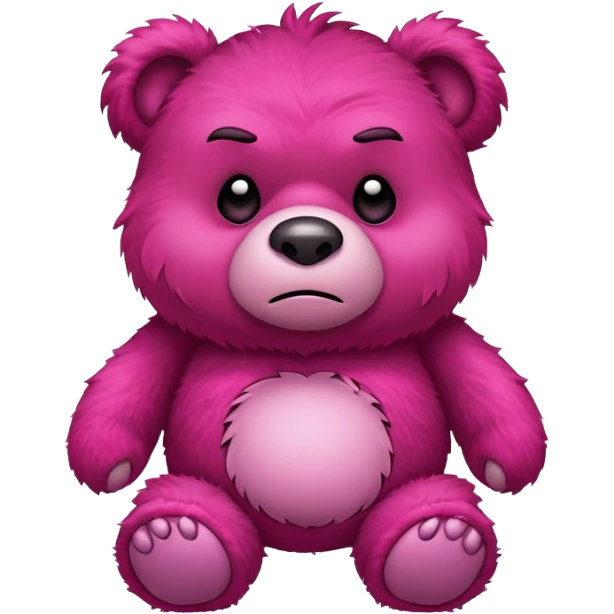 Lotso pink teddy bear villain emoji