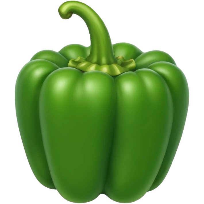 green Bell Pepper
 emoji