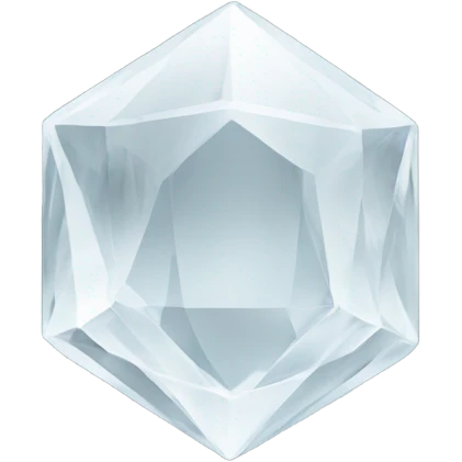 Off white crystal emoji