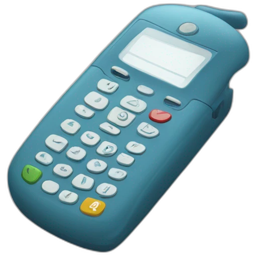 un téléphone en éten menotté emoji