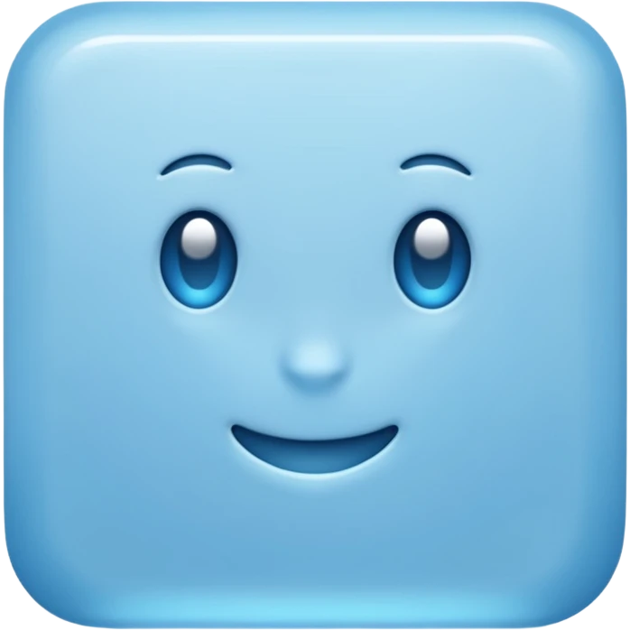 Square with no face  emoji