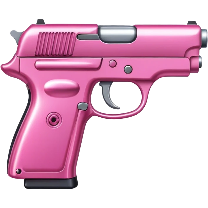 pink gun emoji