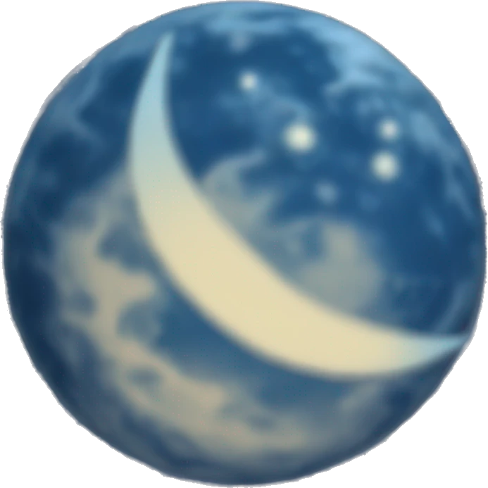 Blue Moon  emoji