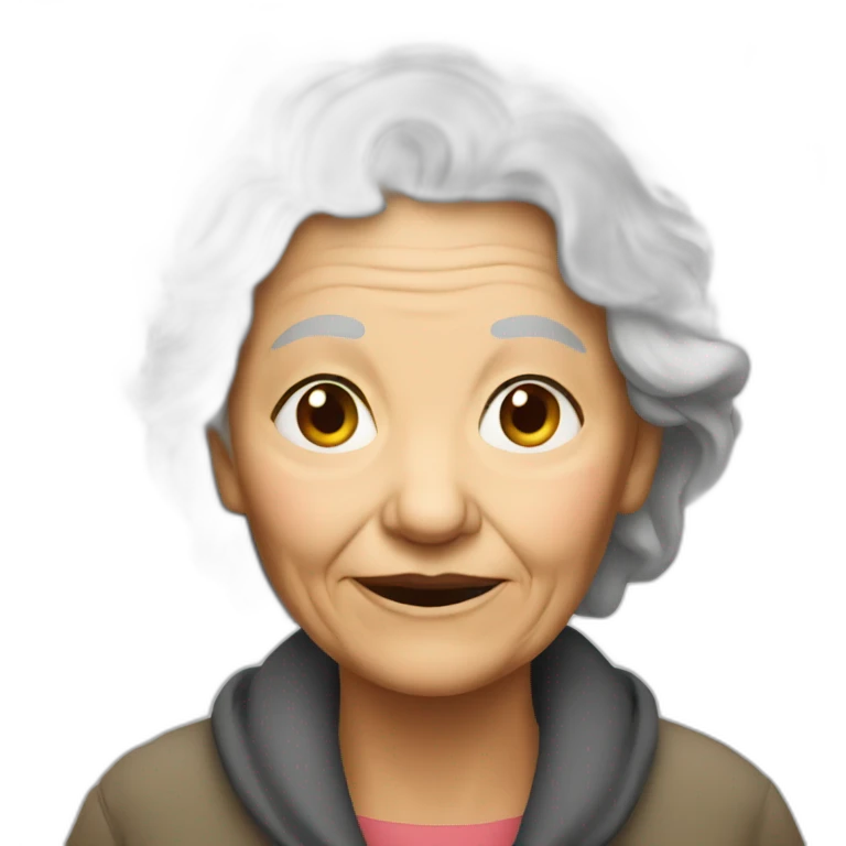 an old woman  emoji