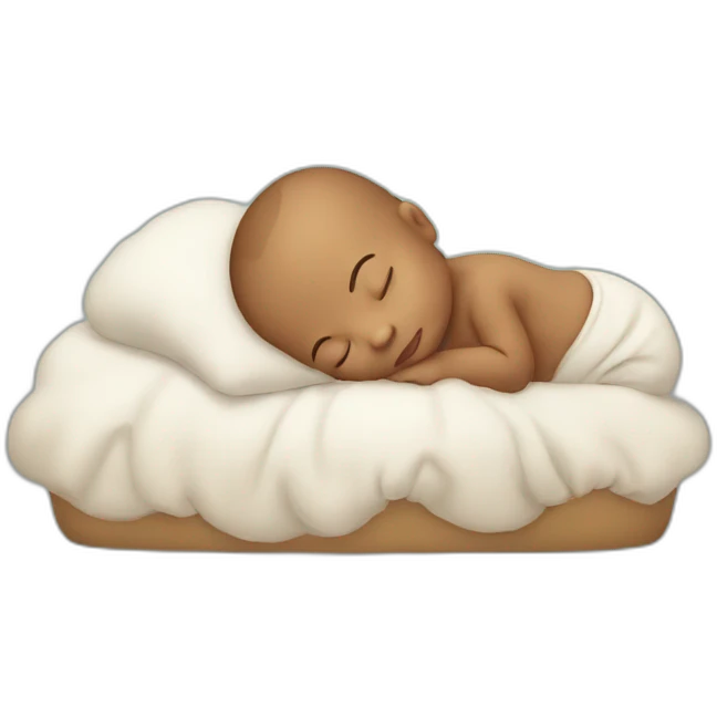 Sleeping baby emoji