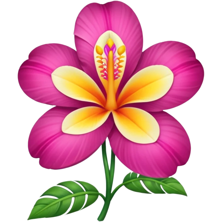 Flor hawaiana emoji