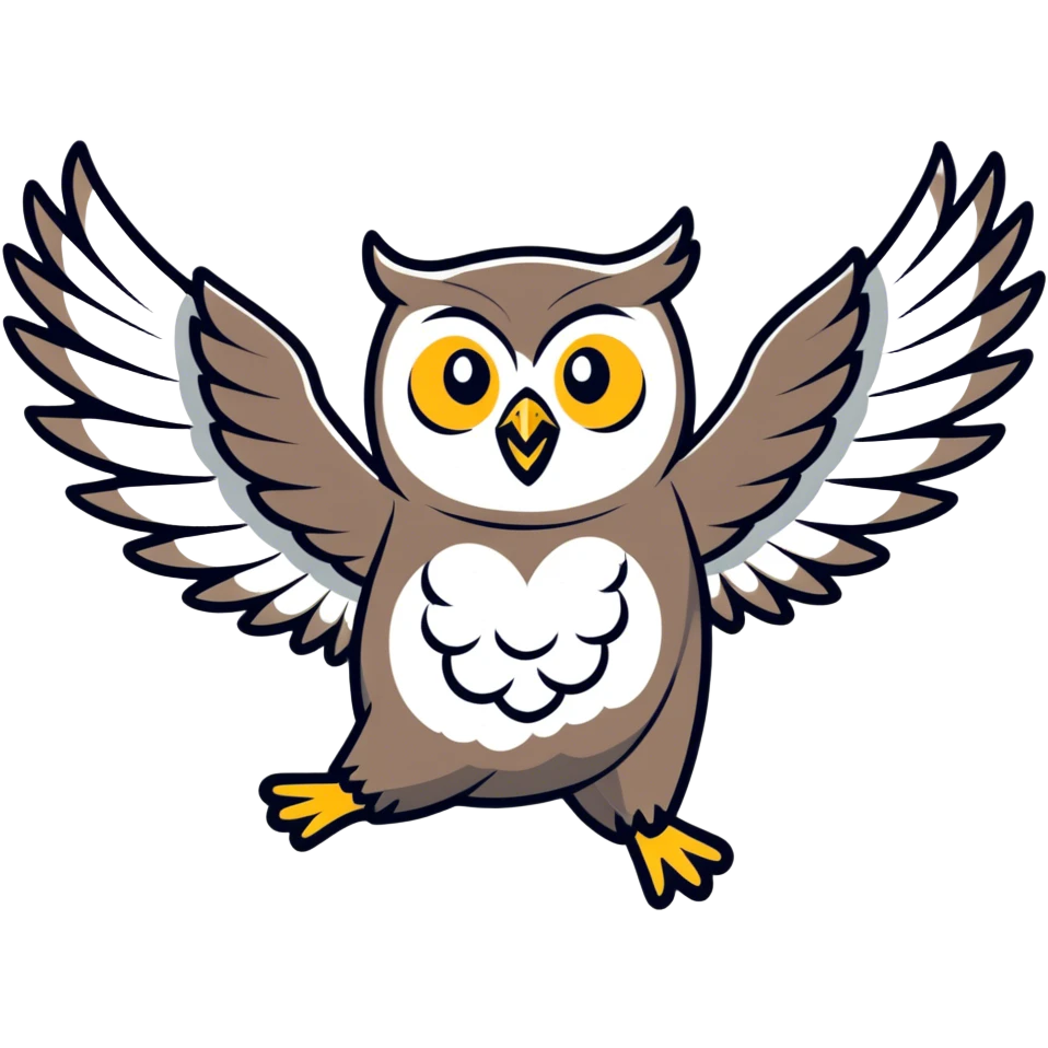 dancing happy owl emoji