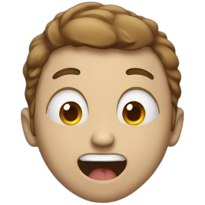 Mewing emoji