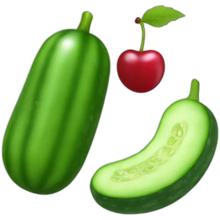 cucumber_and_cherry emoji