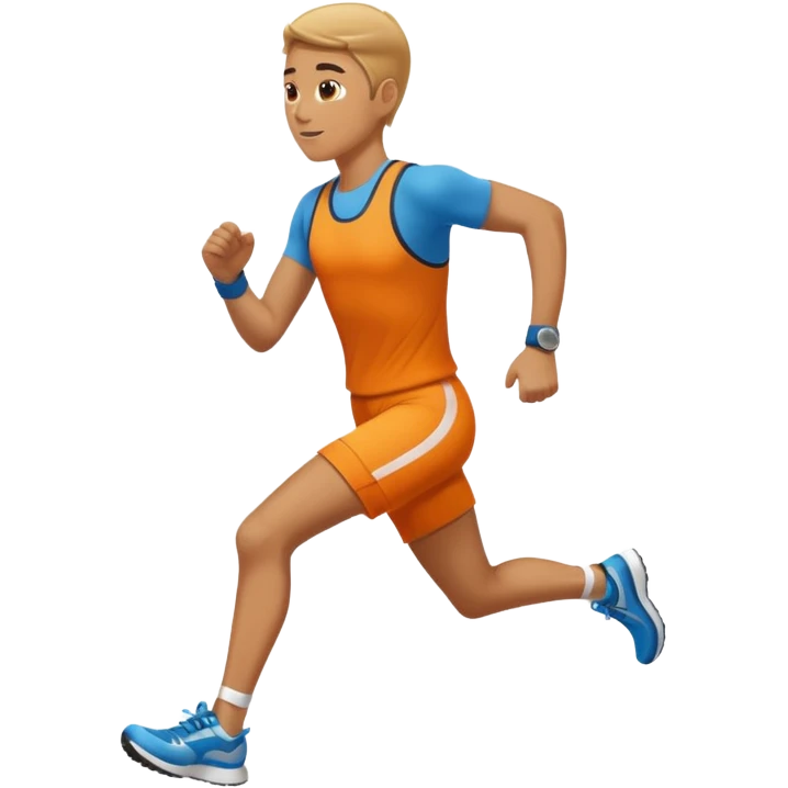 Treino de corrida emoji