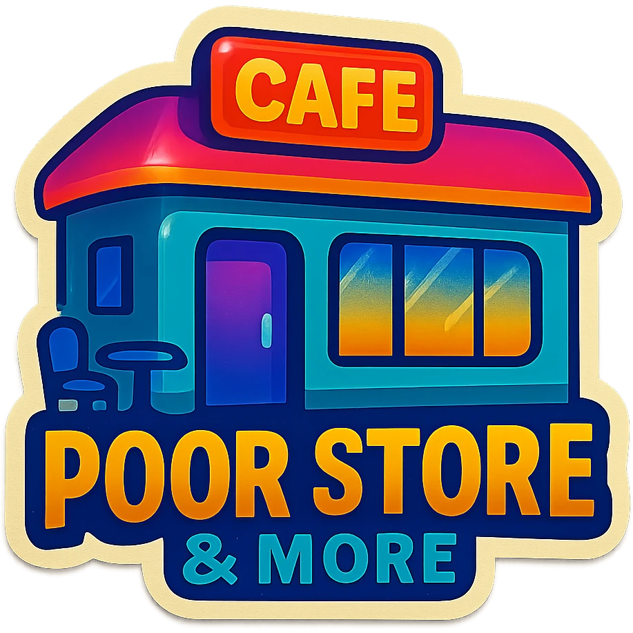 Cafe named poor store & More emoji