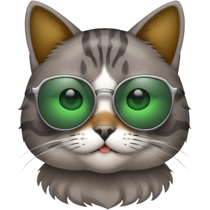 Cat wearing sunglasses emoji