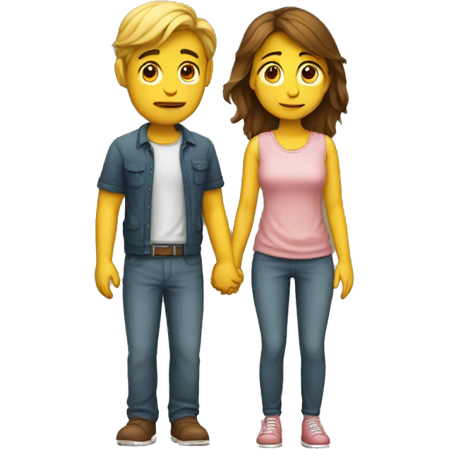 triste et amoureux emoji