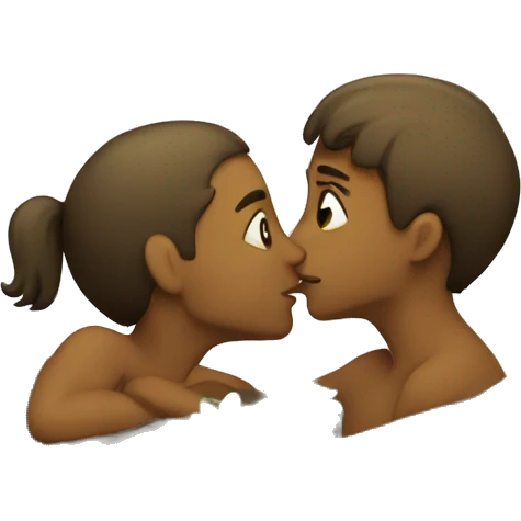 kiss in a tree emoji