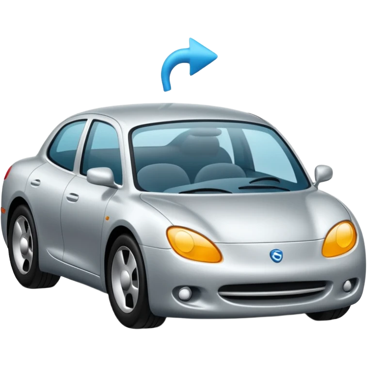 Moving car emoji