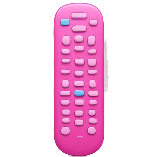 Pink remote emoji
