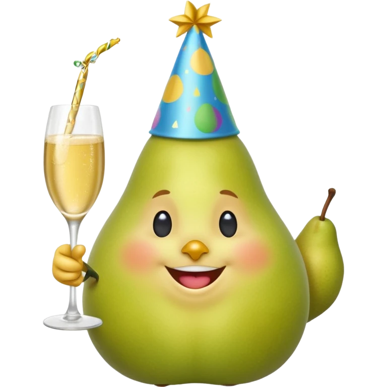 Birne die Party macht  emoji