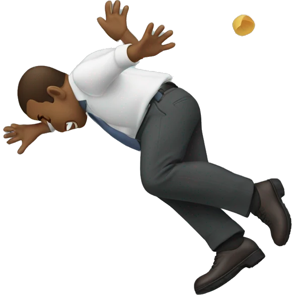 falling down  emoji