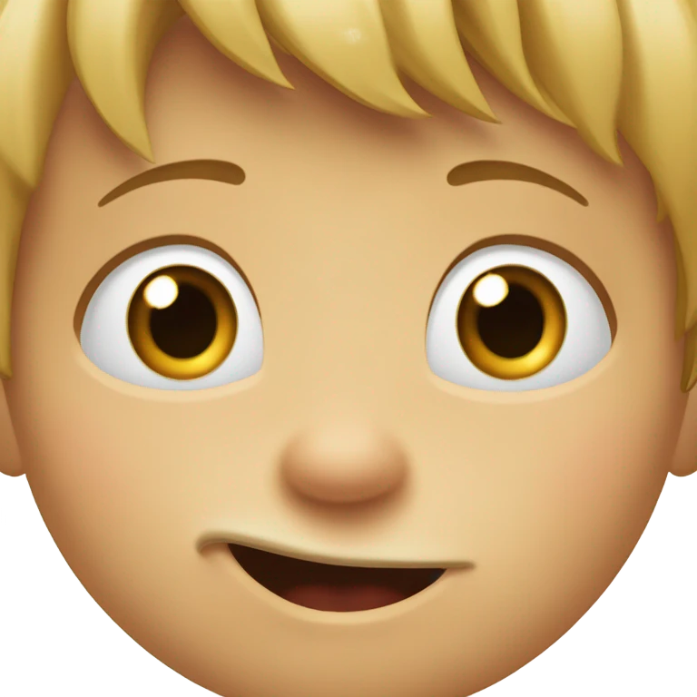 Loose tooth on a boys face emoji
