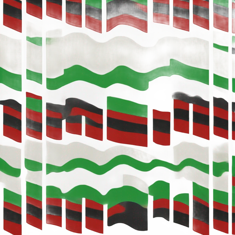African American flag emoji emoji