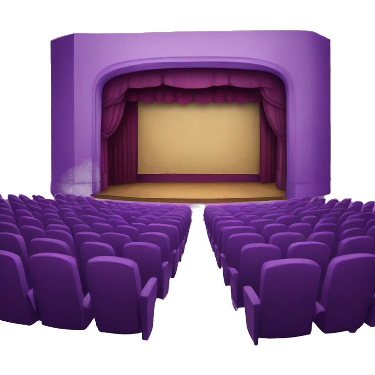 Purple theater  emoji
