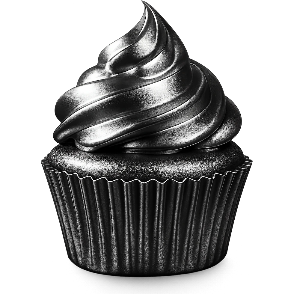gothic cupcake emoji