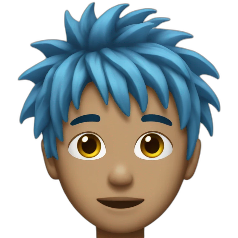 Xxxtentation blue hair emoji