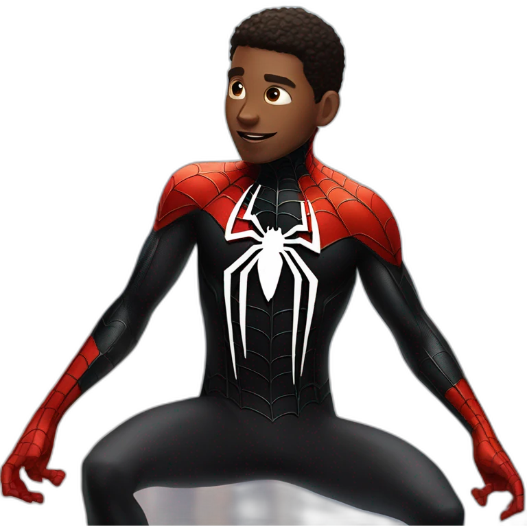 Spider man miles morales emoji