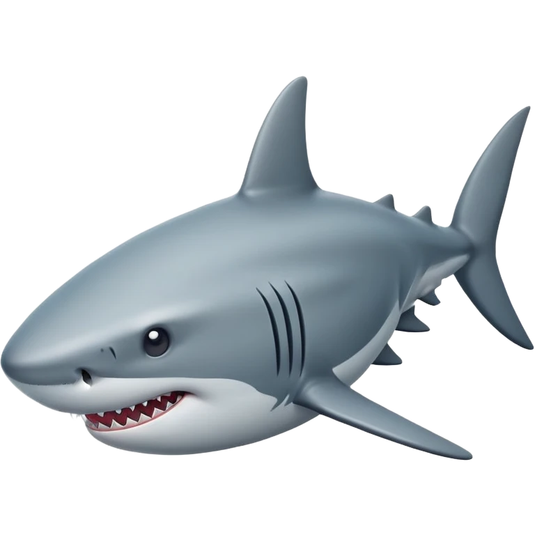 realistic shark emoji