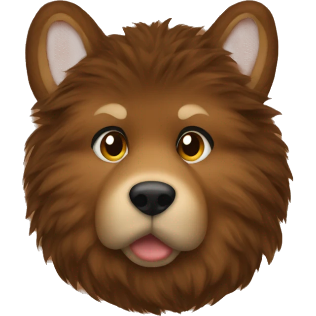 brown fur jacket emoji