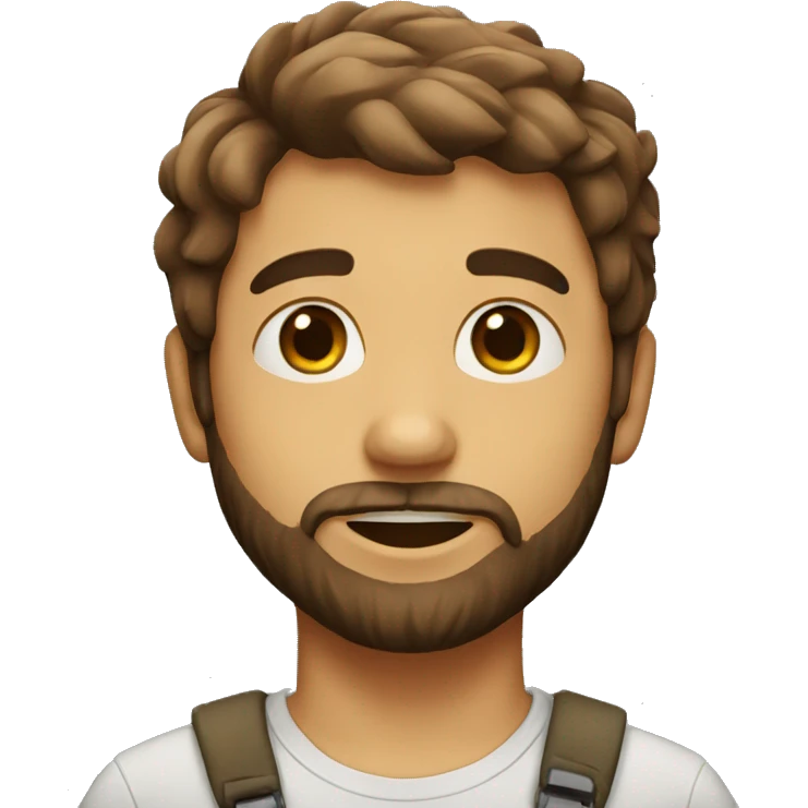 A LITTLE BEARD BOY emoji