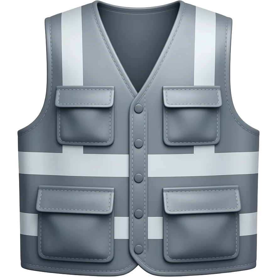 жилет рабочего 3d с тенью emoji