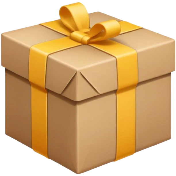 Floating package emoji