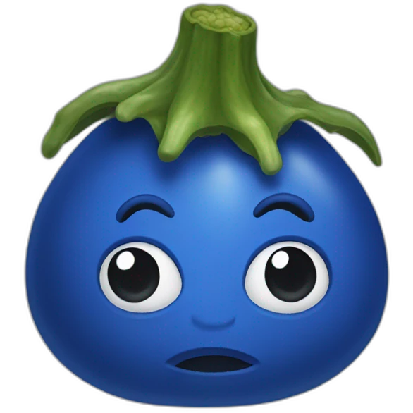 blue-pickle emoji