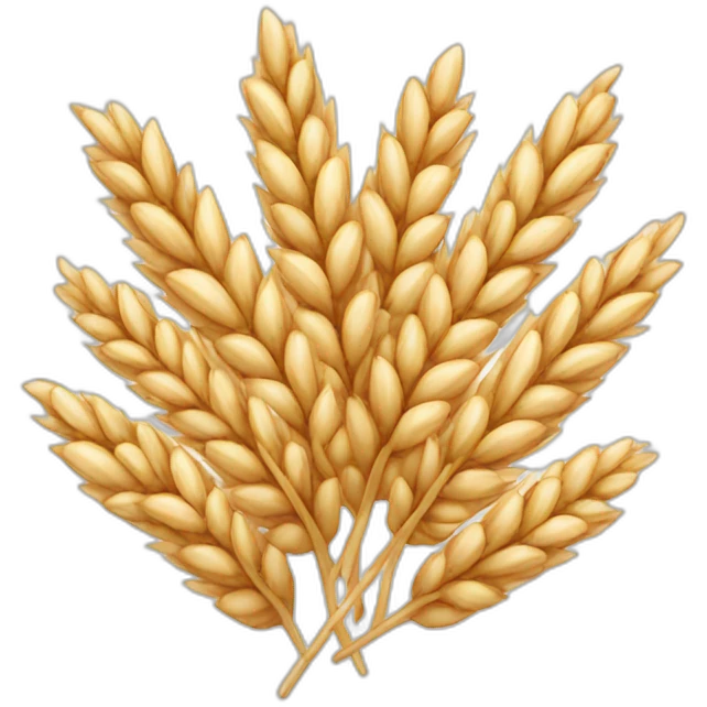 An oat grain emoji