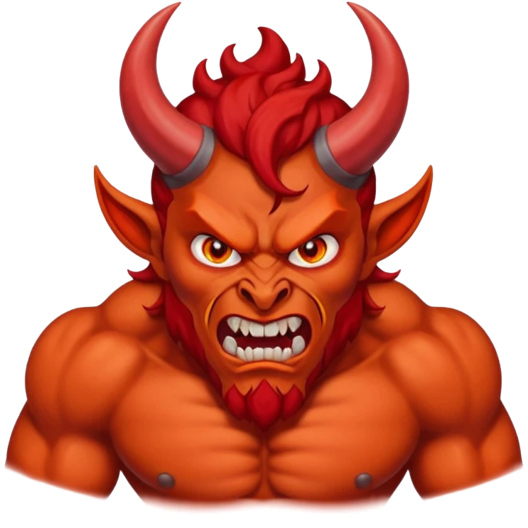 Satan from Christian Gods emoji