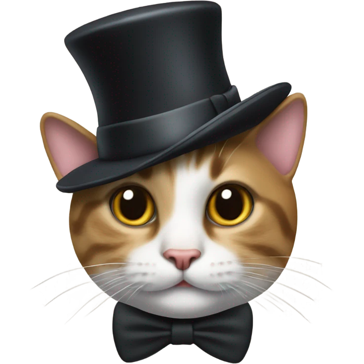 Cat with a top hat, tap dancing  emoji