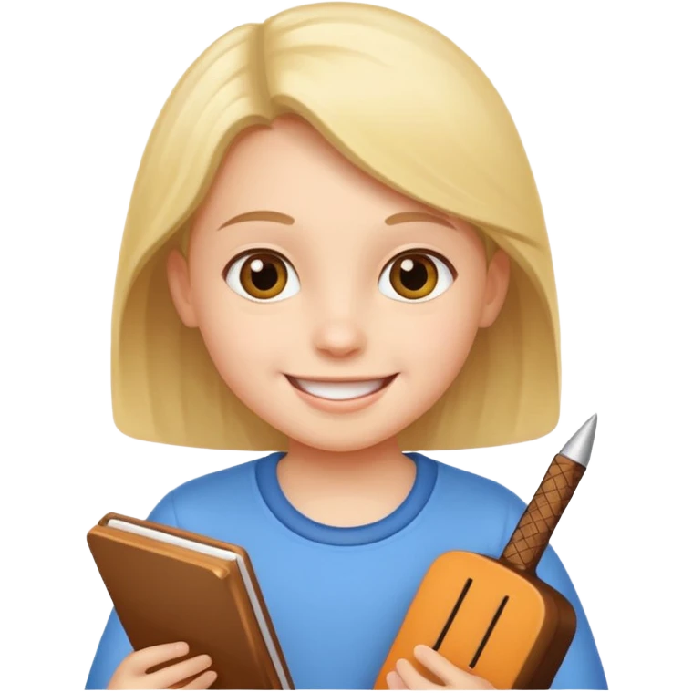 child chooses a hobby emoji