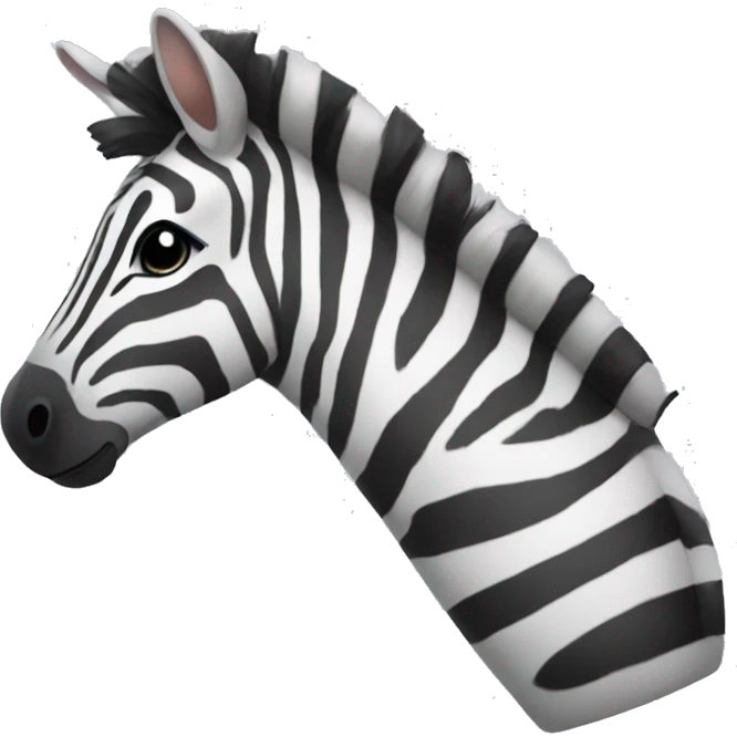 lightskin zebra emoji