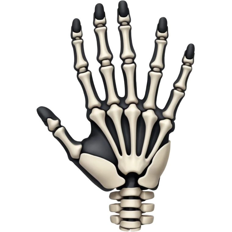 hand skeleton emoji